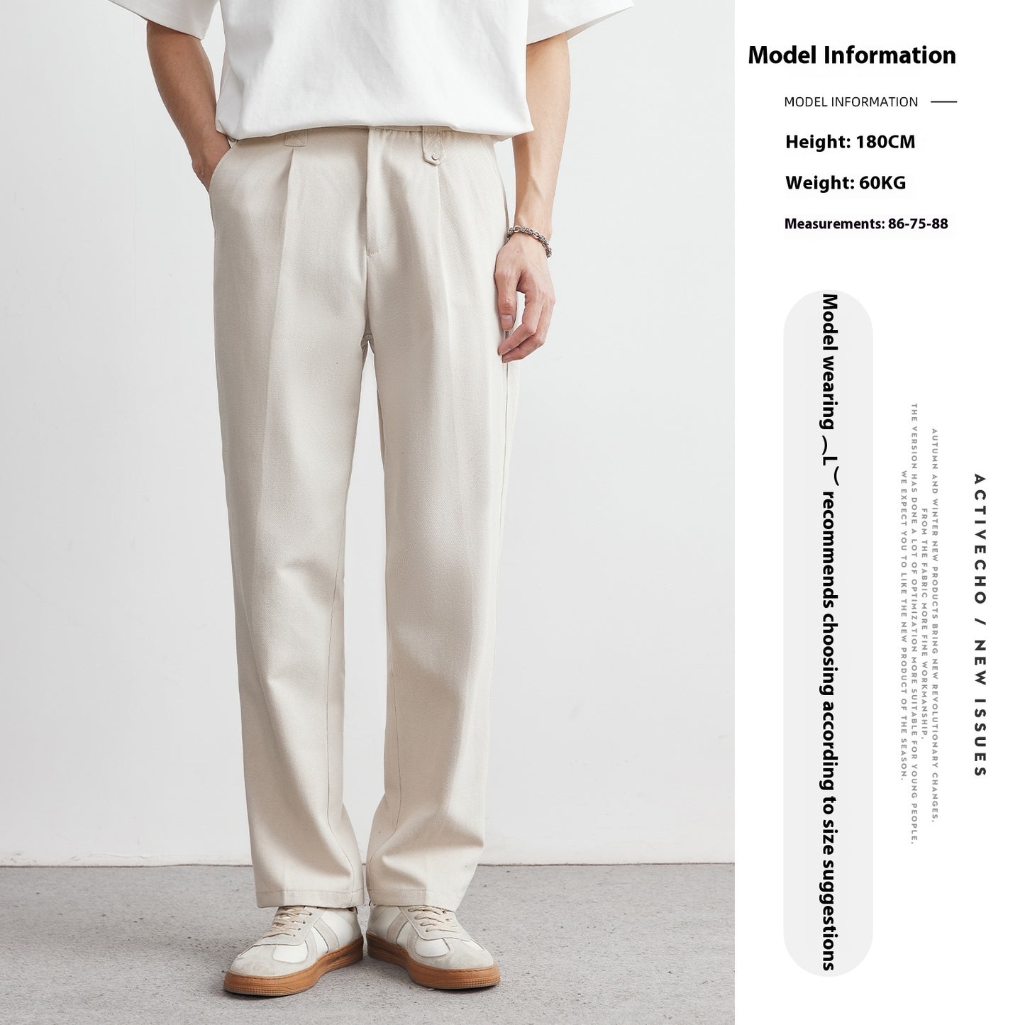 Herren Weitfallende Gerade-Hose – Modern & bequem