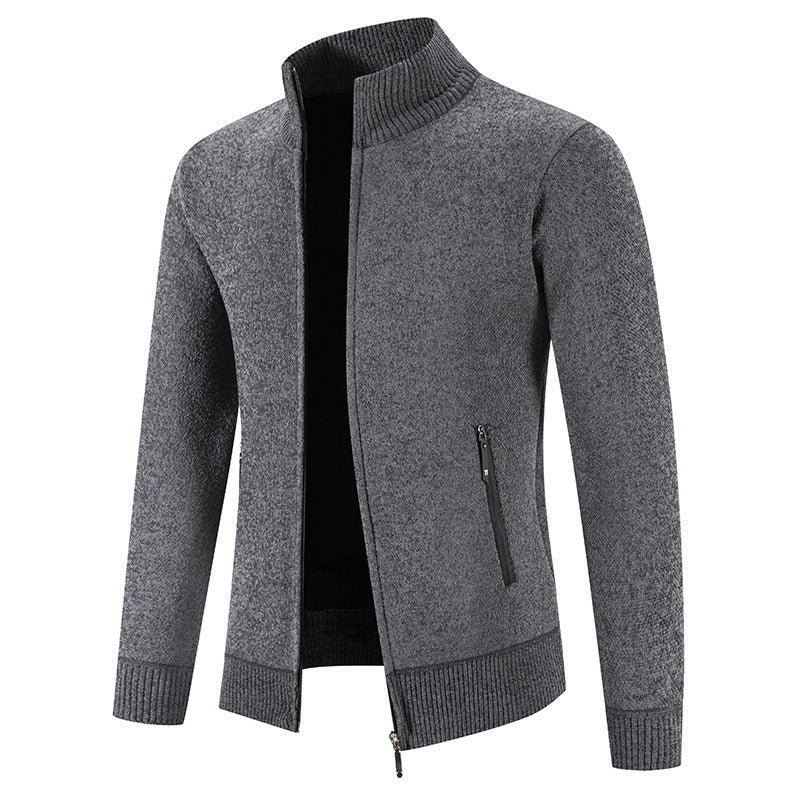 Gefütterte Herren Strickjacke