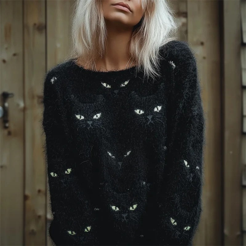 Halloween-Pullover im gleichen Stil für Damen und Herren