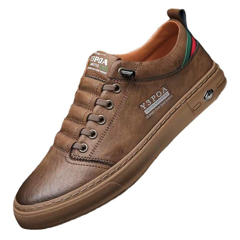 Retro Casual Sneaker aus Mikrofaser mit Letter-Print, Größen 39–44