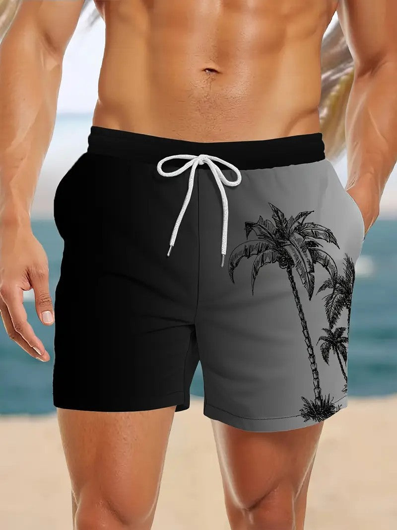 Atmungsaktive Herren-Sportshorts aus Polyester mit leichtem Stretch