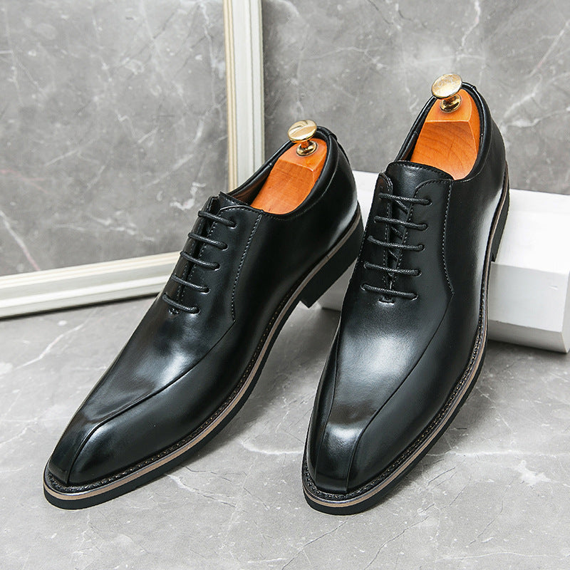 Herren Business Schuhe im British Style mit spitzer Zehenpartie, Größen 37–45