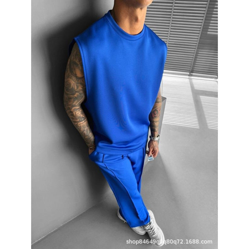 Sommer neuer Herrenanzug mit Hose und Weste