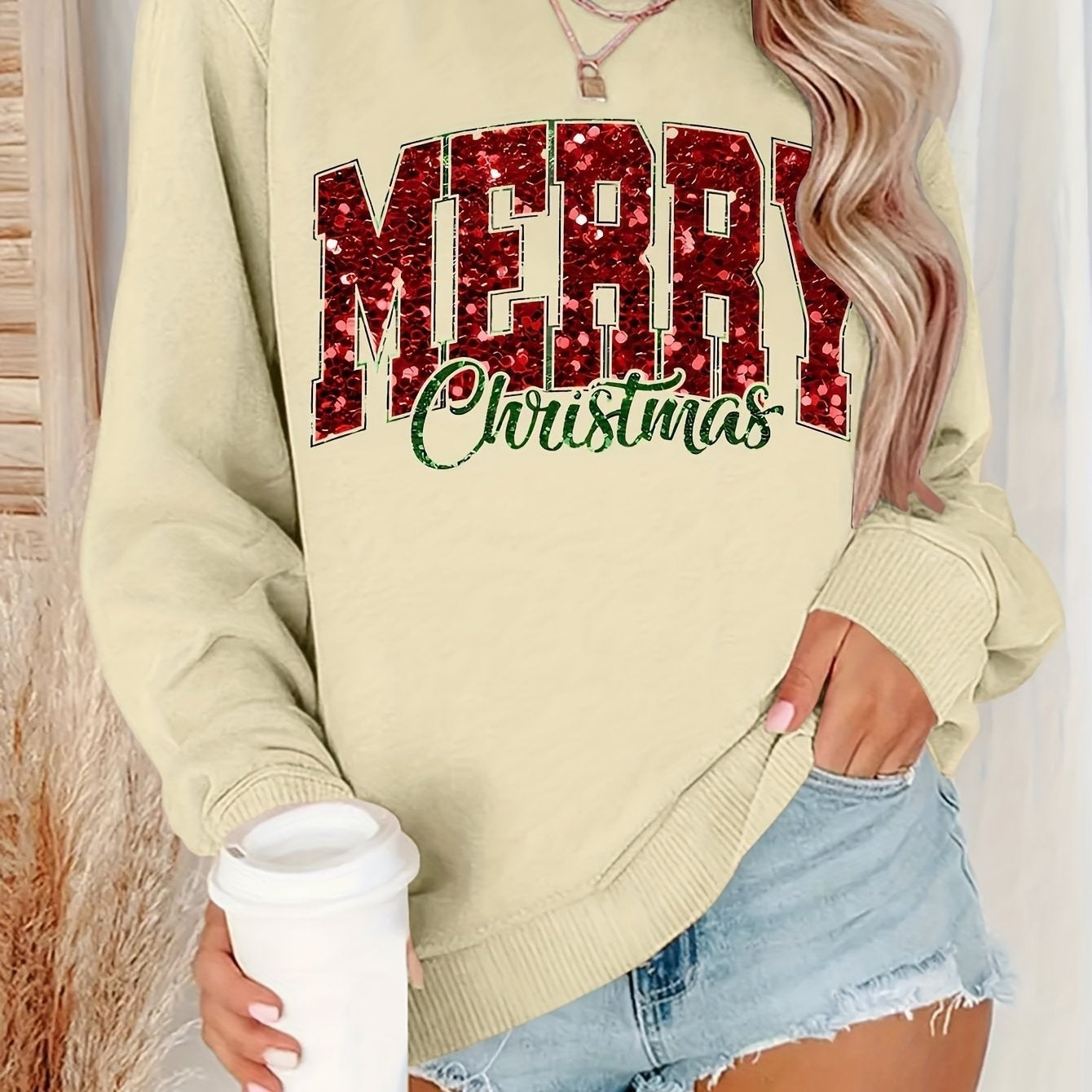 Damen Christmas Sweater