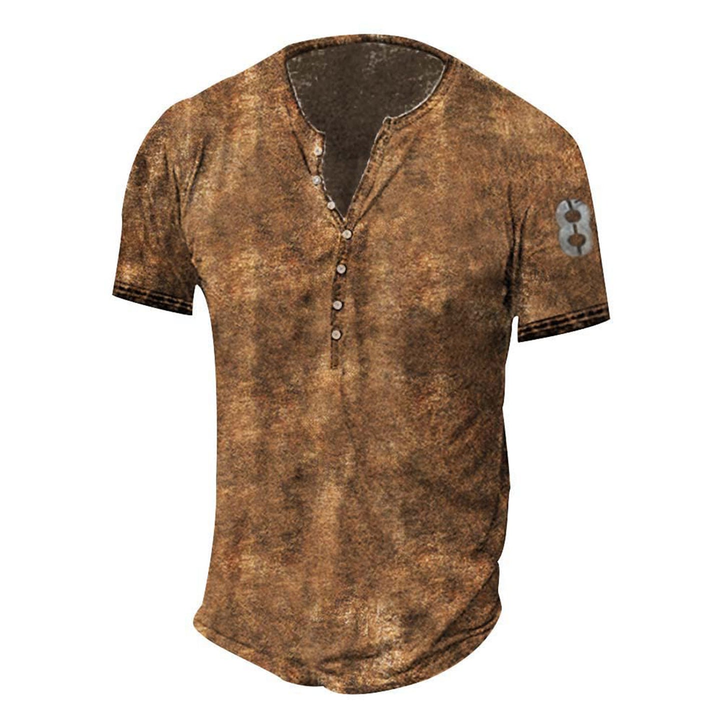 Casual Retro T-Shirt – Verwaschener Used-Style