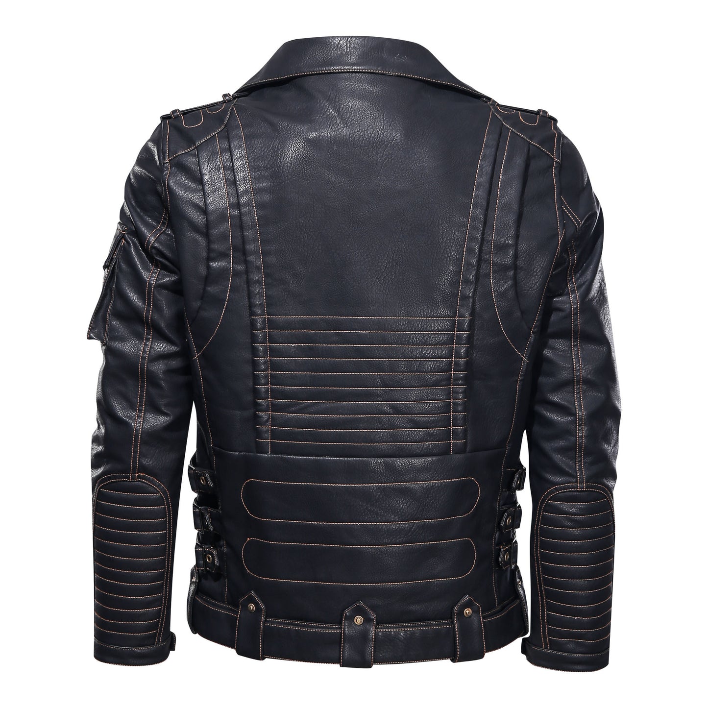 Motorcycle Leather Jacket, Punk Style PU Jacket