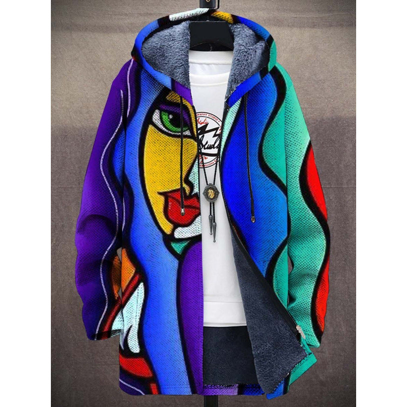 Herrenjacke mit kreativem Disgne