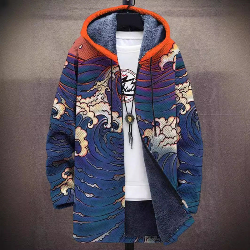 Herrenjacke mit kreativem Disgne