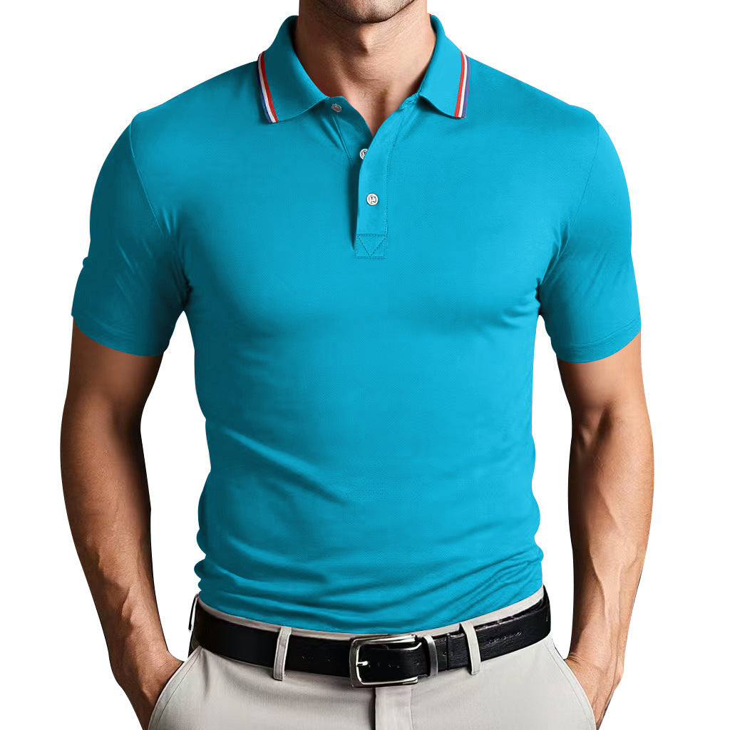 Herren Sport T-Shirt – Asymmetrisches Slim-Fit Shirt in vielen Farben