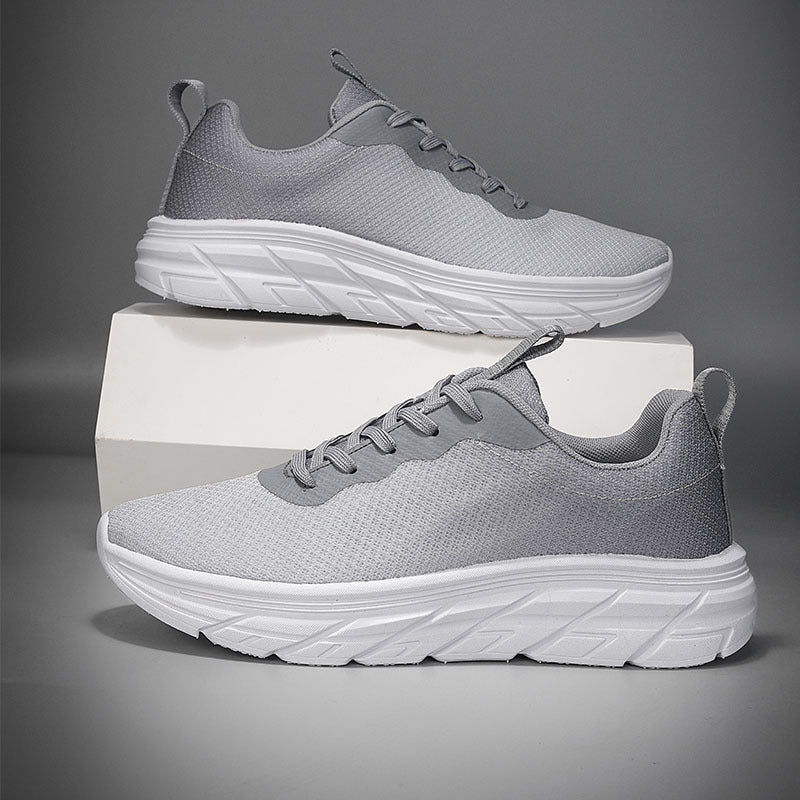 Luftige Herren Sportsneaker – Mesh & Komfort-Plateausohle