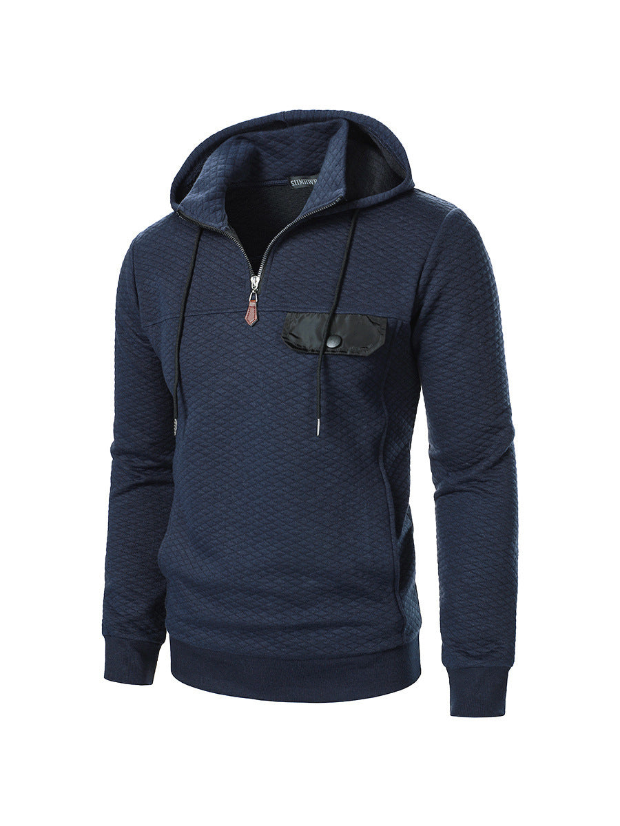Simplicity Herren-Sweater mit Kapuze, trendig und locker geschnitten