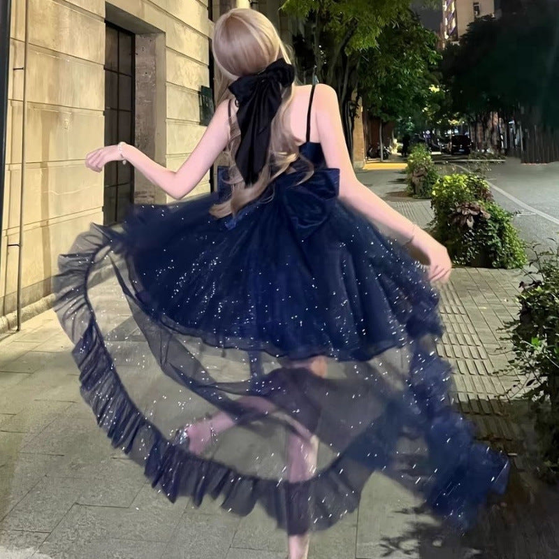 Damen Freizeit Star Prinzessin Lolita Brautjungfernkleid