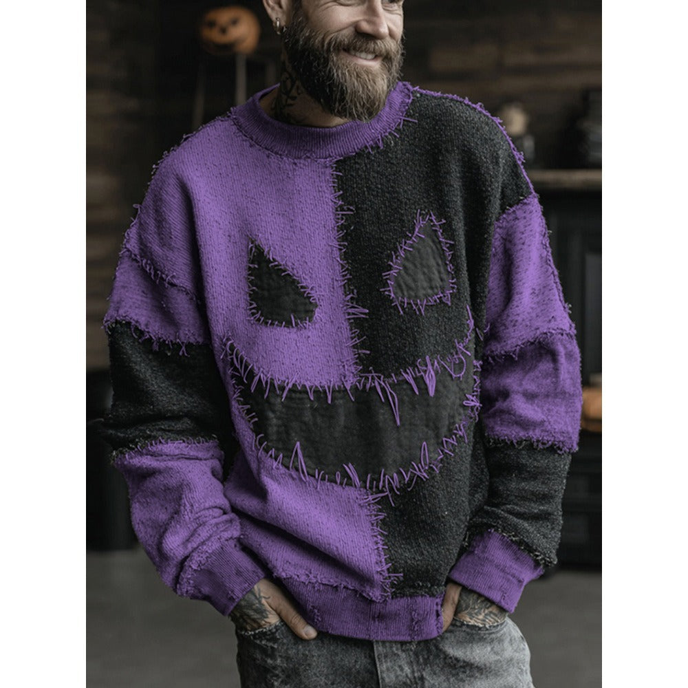 Halloween-Pullover im gleichen Stil für Damen und Herren