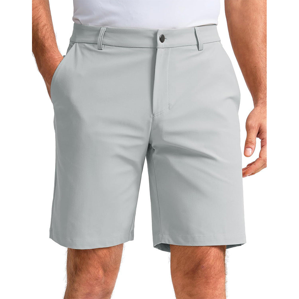 Gefütterte Herren Sport-Shorts in Schwarz, Khaki & Weiß