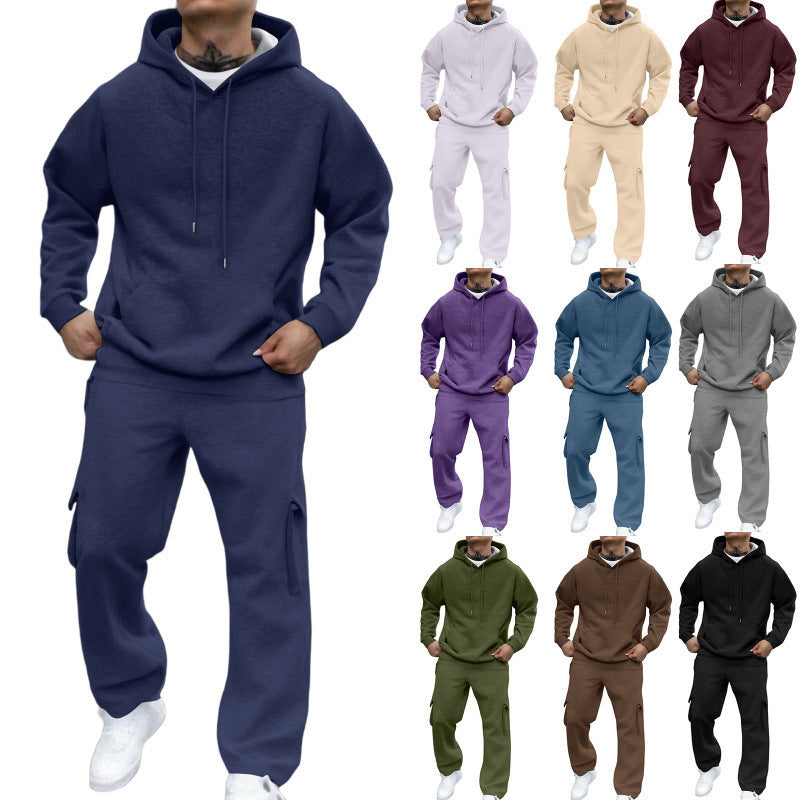 Neuer modischer Kapuzenpullover-Anzug für Herren – Herbst und Winter