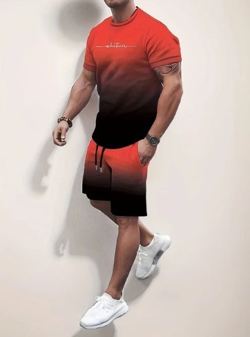 Zweiteiliges Sommer-Set aus T-Shirt & Shorts – Young Casual