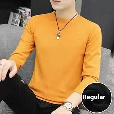 Rundhals-Pullover für Herren in Übergrößen – Slim Fit