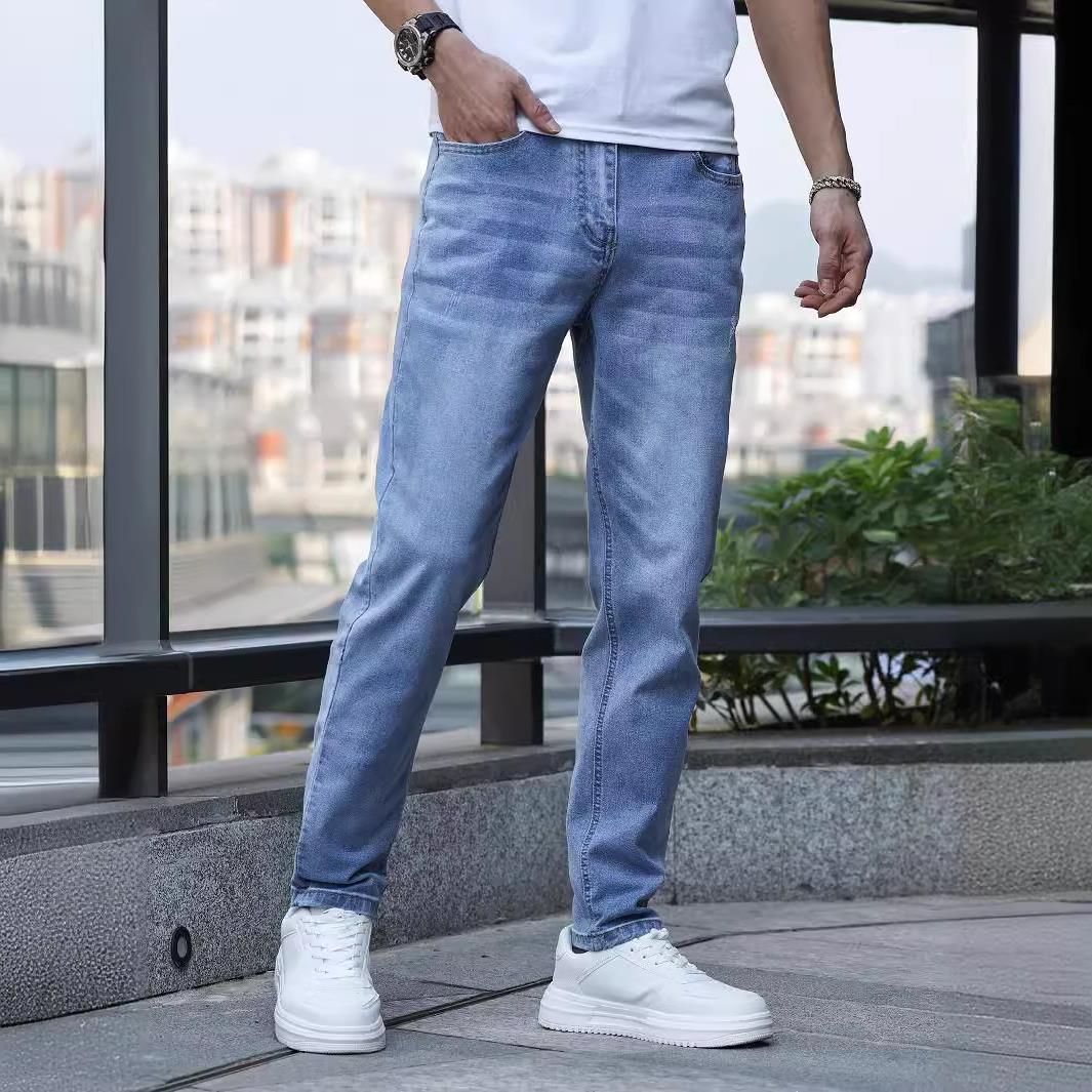 Herren-Jeans aus Denim mit Schlag – Mid-Waist & Zip-Fly