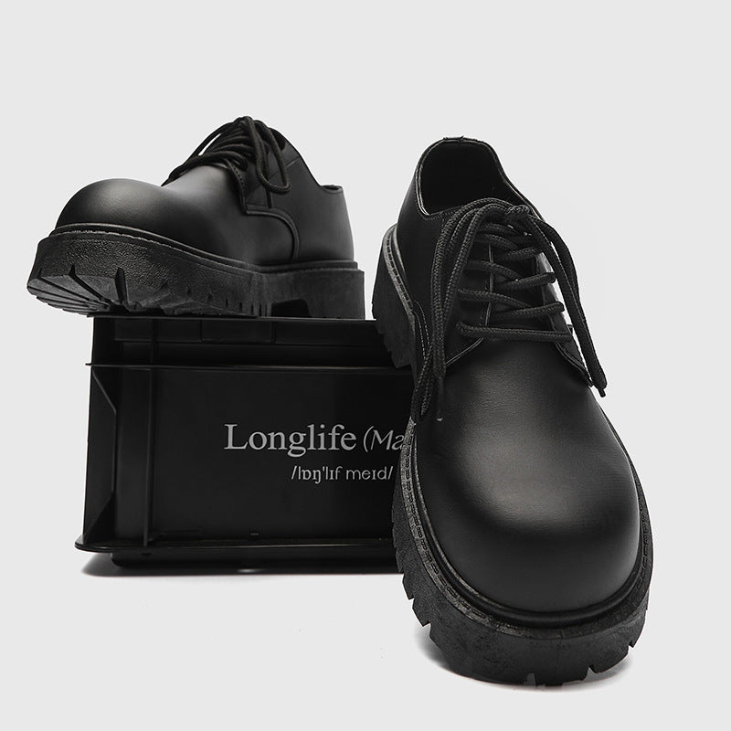 Herren Schuhe mit dicker Sohle – Britischer Stil