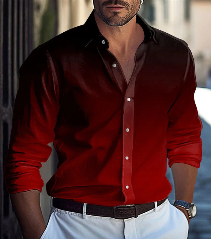 Herren T-Shirt aus Baumwolle – Unifarbenes Freizeitshirt für junge Männer