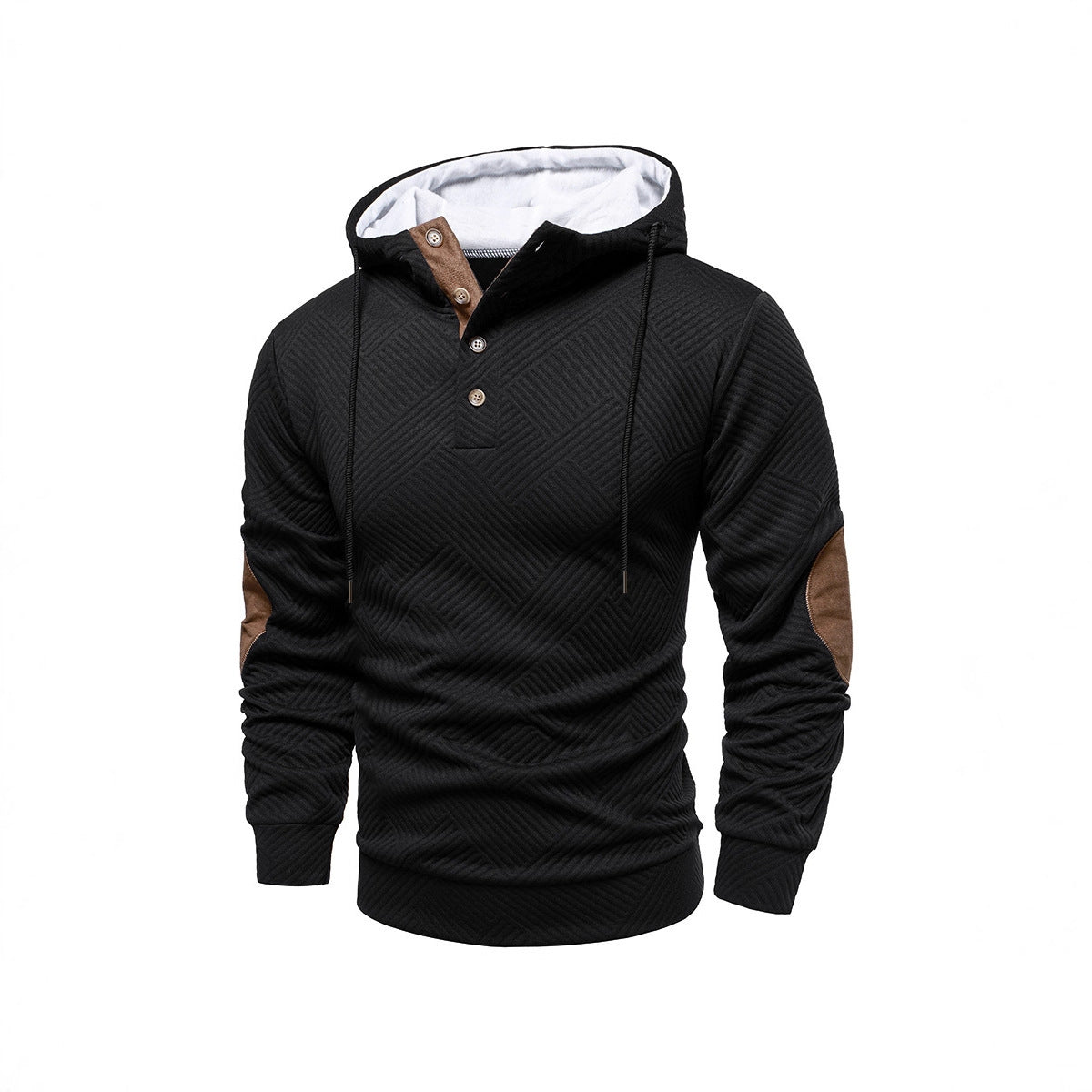 Simplicity Herren-Pullover, trendig, locker geschnitten, mit Kapuze, lässige Mode