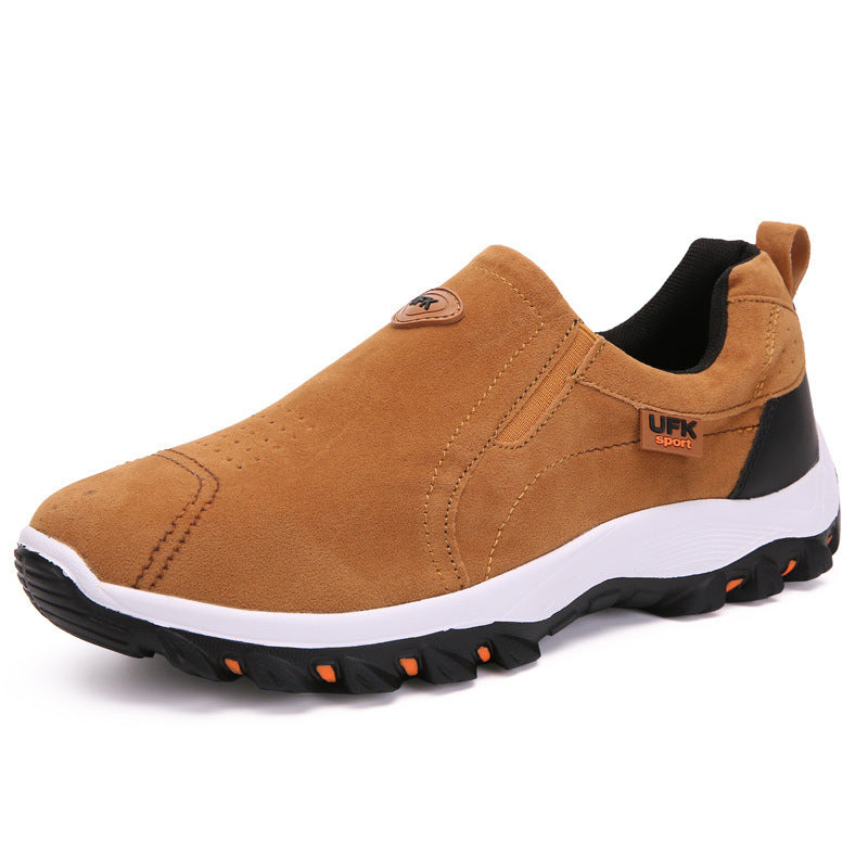 Outdoor-Trekkingschuhe aus PU mit Samt-Obermaterial für Herren
