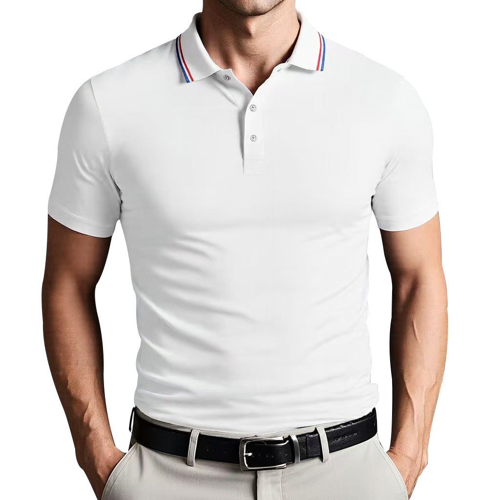 Herren Sport T-Shirt – Asymmetrisches Slim-Fit Shirt in vielen Farben