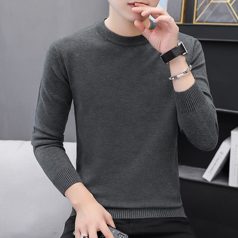 Rundhals-Pullover für Herren in Übergrößen – Slim Fit