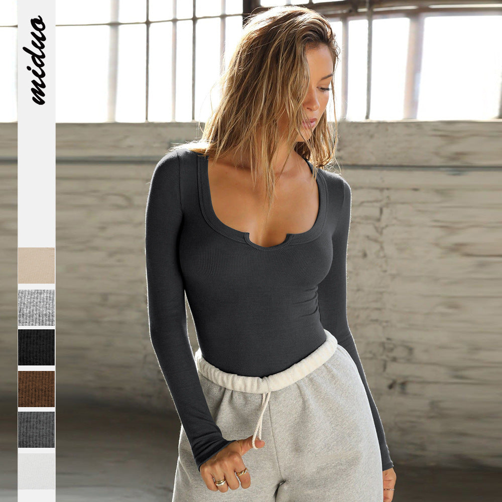 Elegantes Herzausschnitt-T-Shirt – Modern & einzigartig