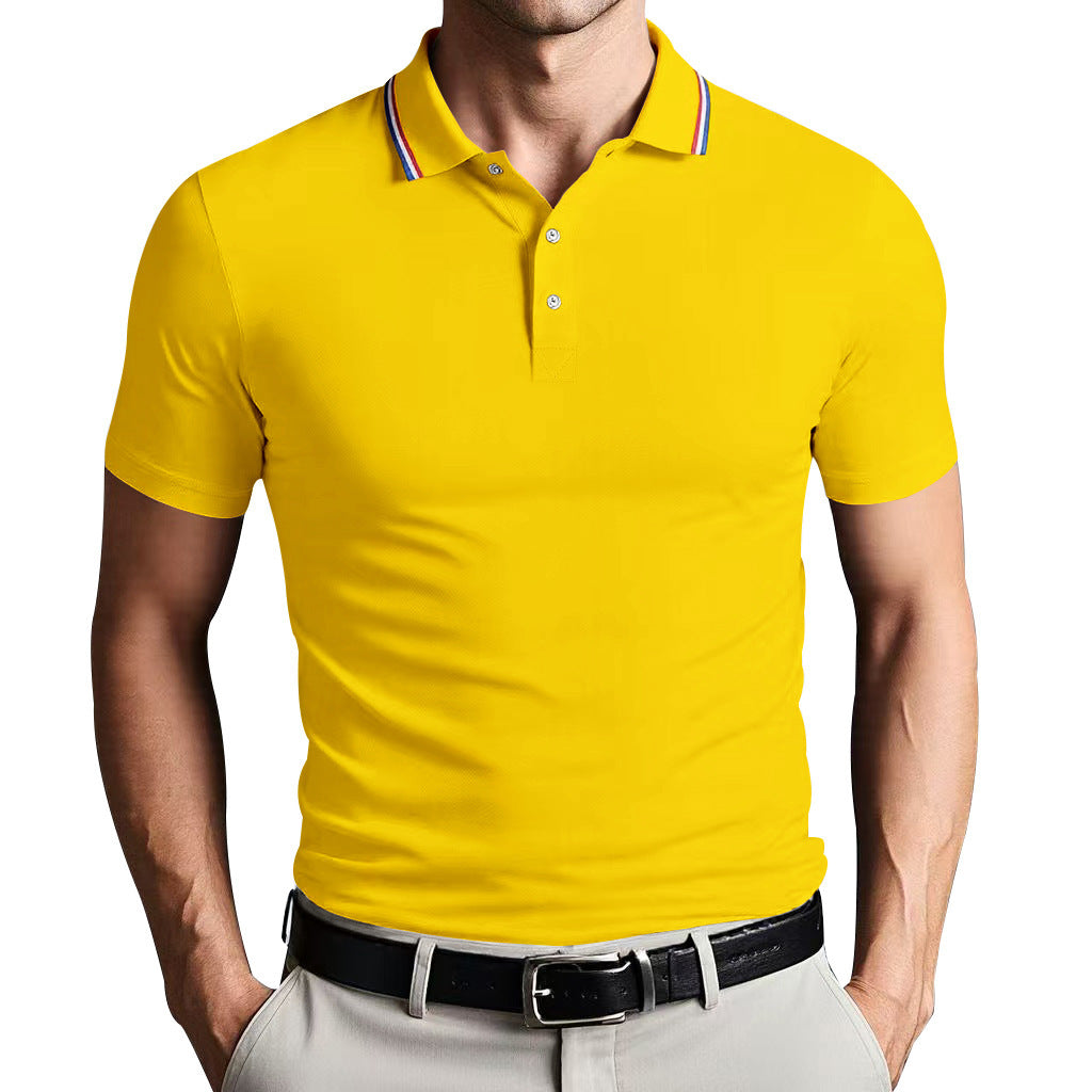 Herren Sport T-Shirt – Asymmetrisches Slim-Fit Shirt in vielen Farben