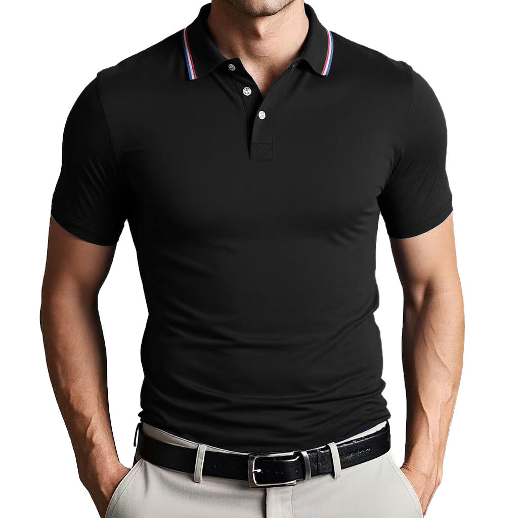 Herren Sport T-Shirt – Asymmetrisches Slim-Fit Shirt in vielen Farben