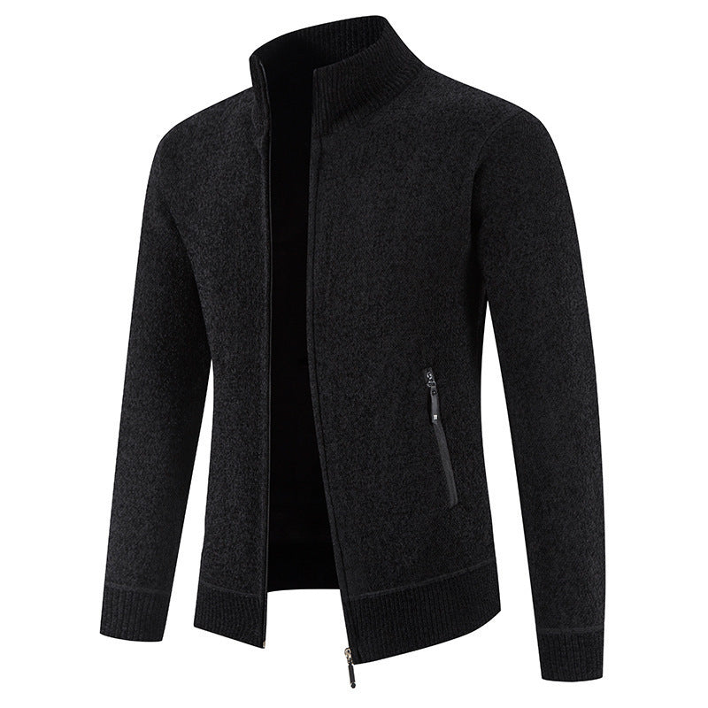 Gefütterte Herren Strickjacke