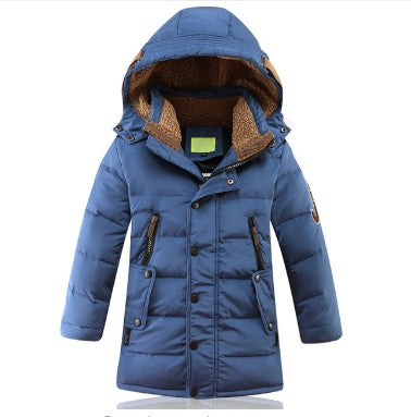 Winterjacken für Kinder bis -30 Grad, gefüttert mit Entendaunen, warme Winterjacke für Jungen, dicker Wintermantel, Oberbekleidung