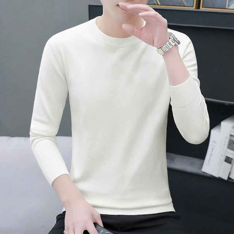 Rundhals-Pullover für Herren in Übergrößen – Slim Fit