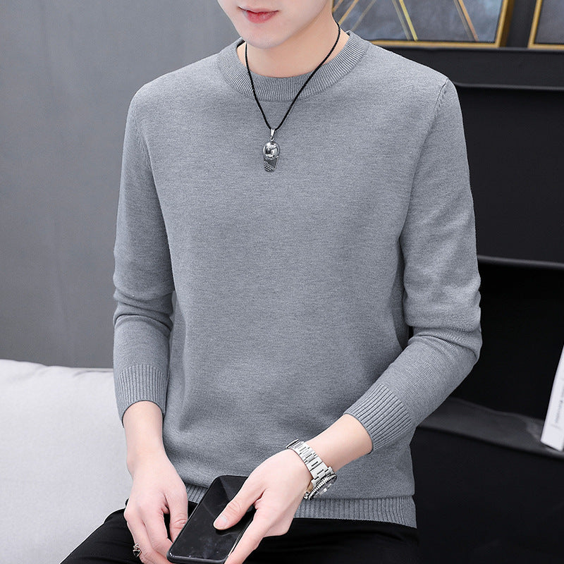 Rundhals-Pullover für Herren in Übergrößen – Slim Fit