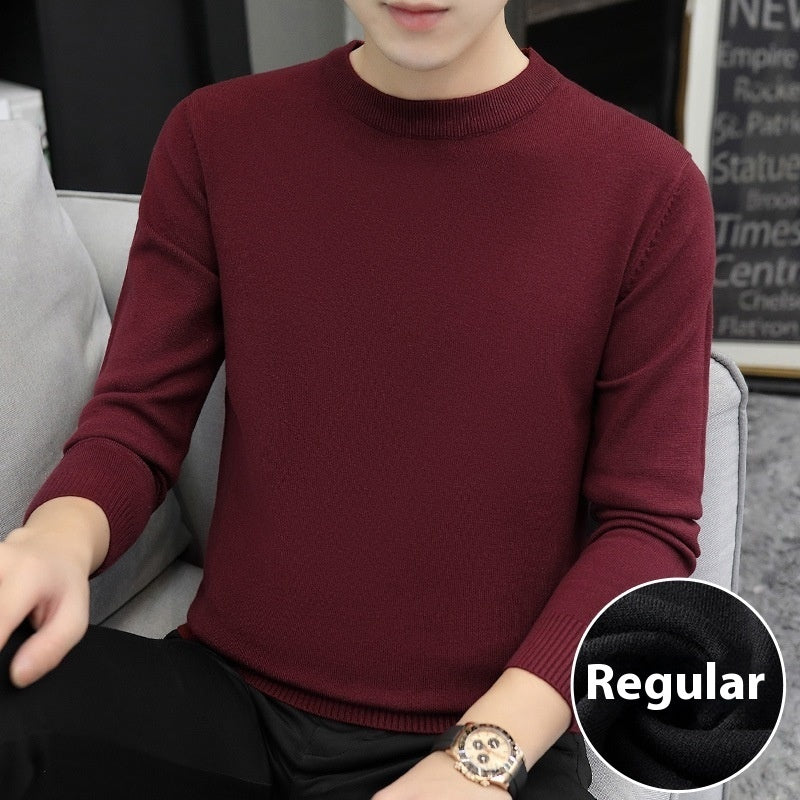 Rundhals-Pullover für Herren in Übergrößen – Slim Fit