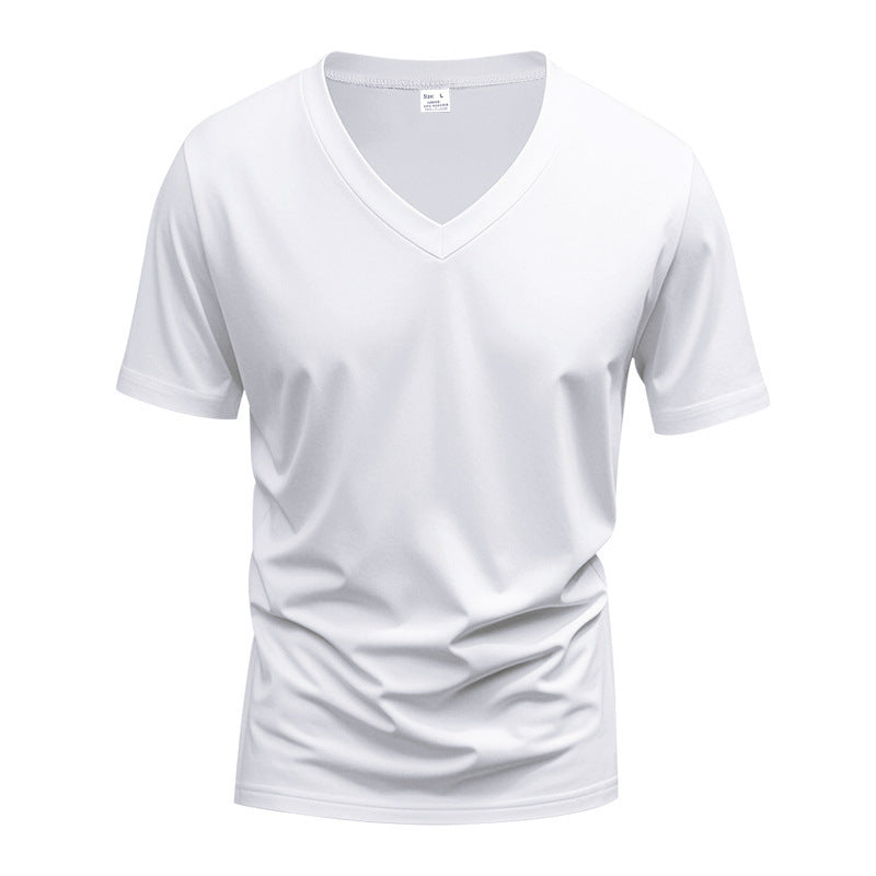 Leichtes Herren-Sommer-Shirt in Unifarben