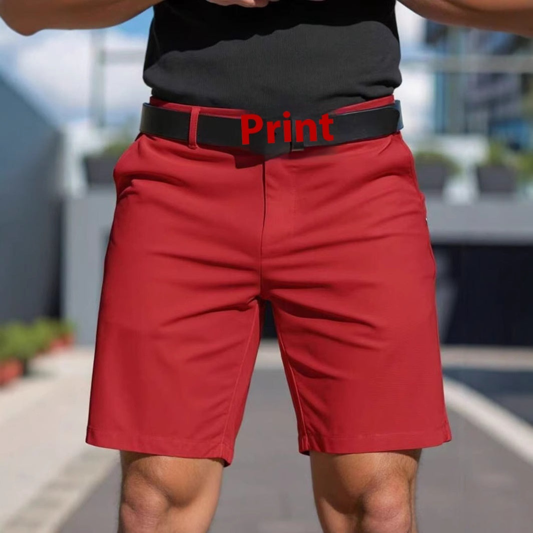 Herren-Shorts in Unifarben, Herren-Business-Sporthose