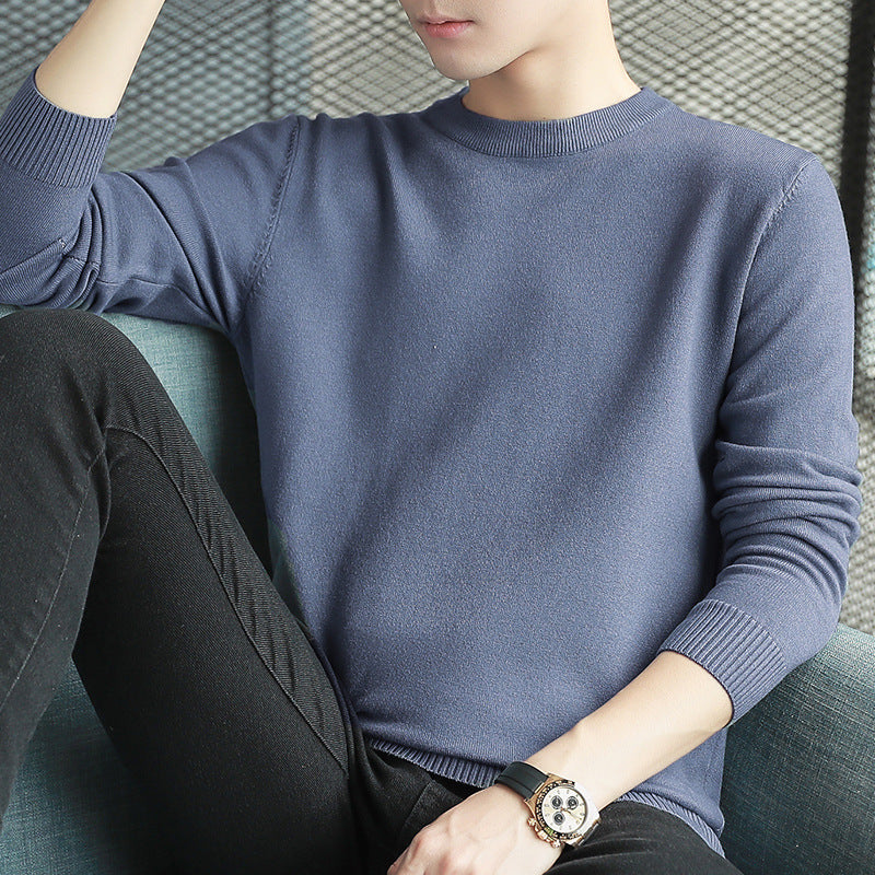 Rundhals-Pullover für Herren in Übergrößen – Slim Fit