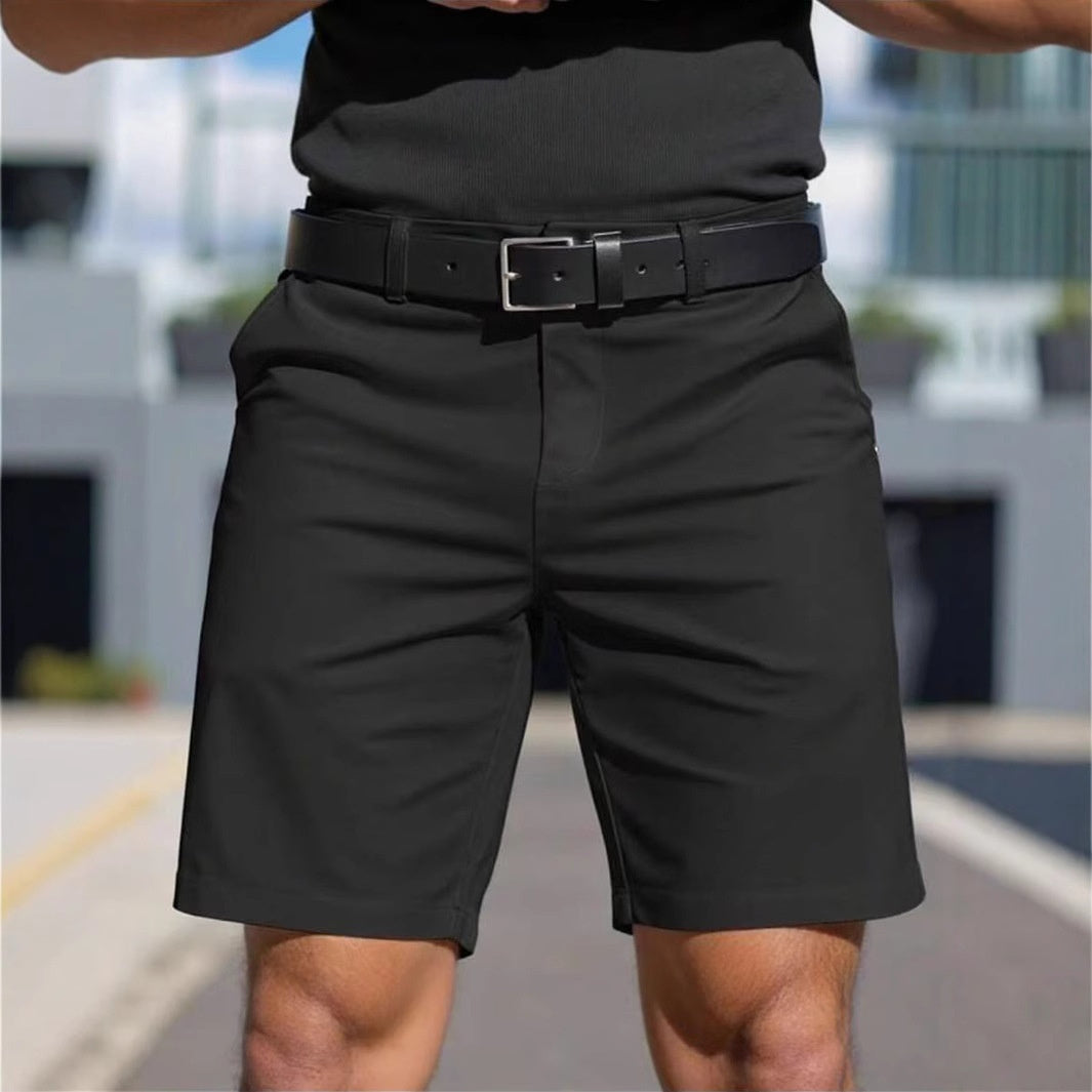 Herren-Shorts in Unifarben, Herren-Business-Sporthose