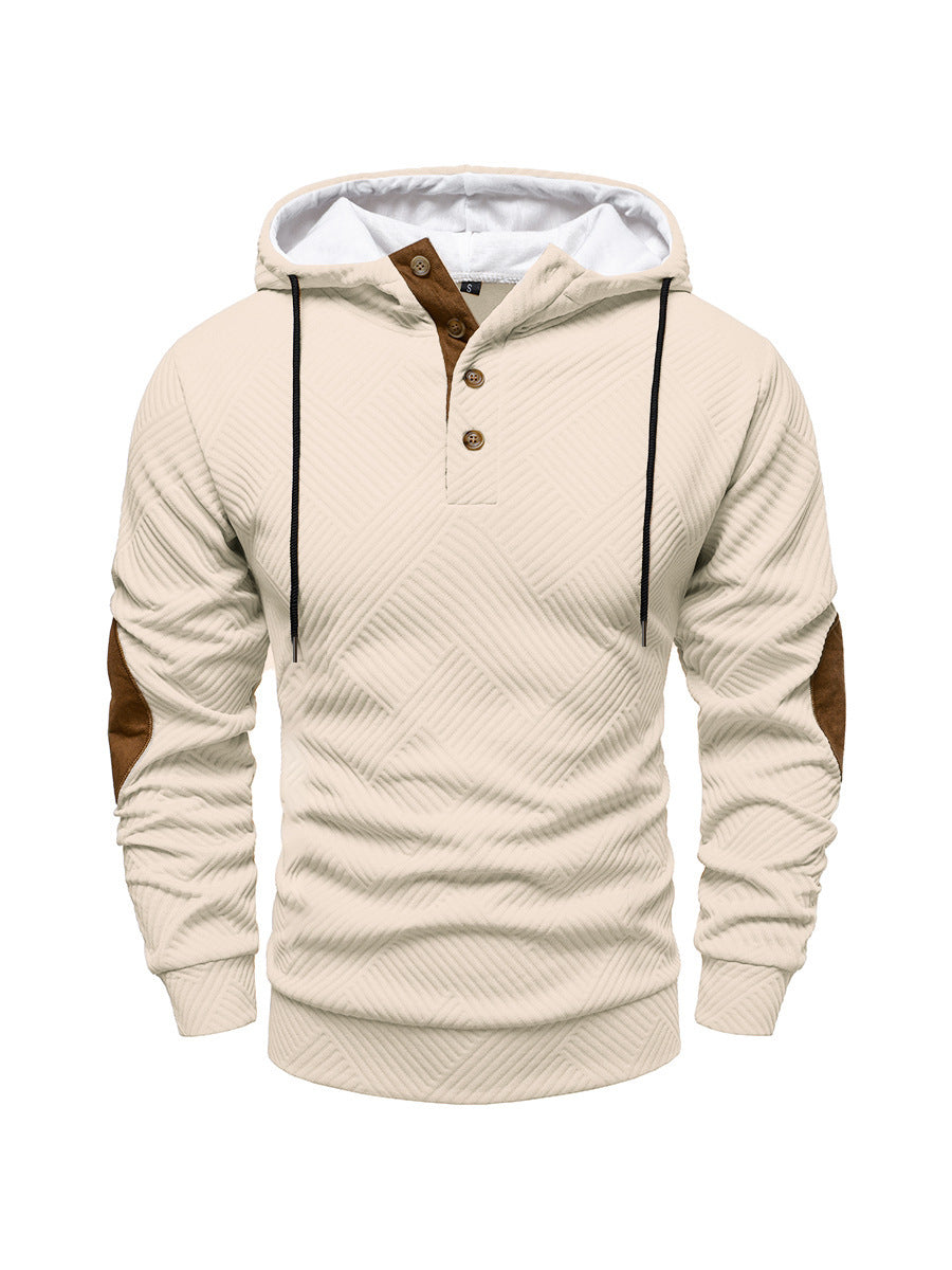 Simplicity Herren-Pullover, trendig, locker geschnitten, mit Kapuze, lässige Mode