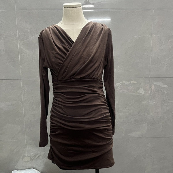 Damen Stretchkleid – Langarm und stilvoll