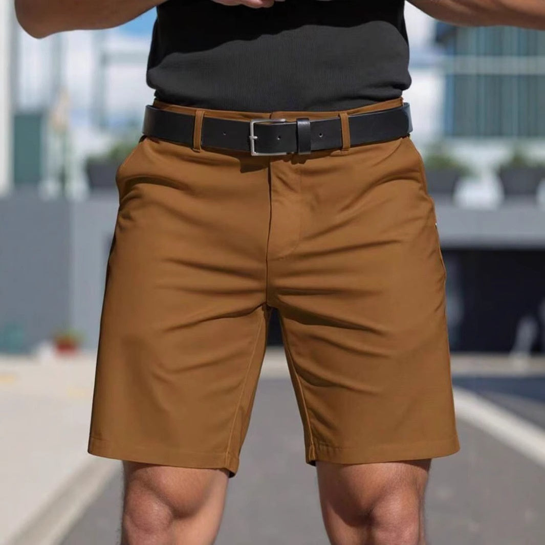 Herren-Shorts in Unifarben, Herren-Business-Sporthose