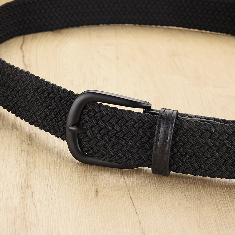 Elastischer Unisex Flechtgürtel – Stretch & Lochfrei