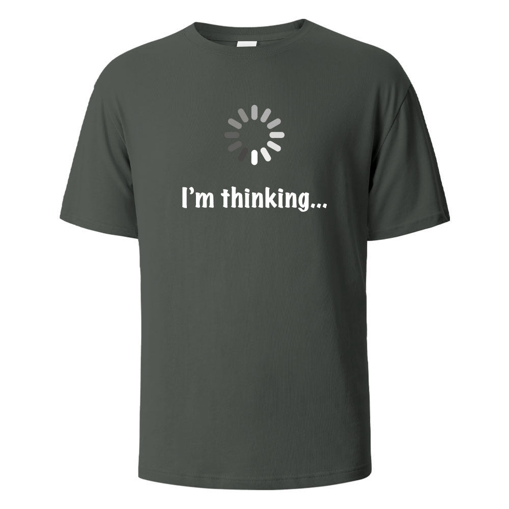 „I’m Thinking…“ – Lustiges Herren T-Shirt