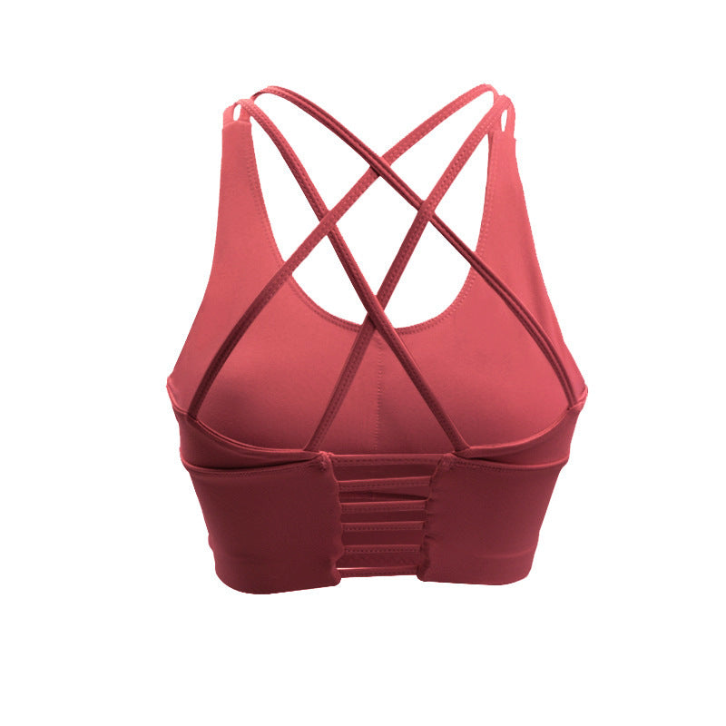 Damen Yoga Fitness‑BH – Vest‑Style