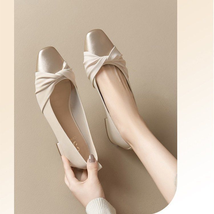 Damen Loafer Flats in Metallic-Optik