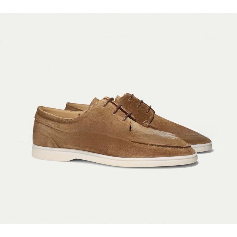 Sommerliche Herren-Schnürschuhe im europäischen und britischen Stil, Übergrößen, Freizeitschuhe für den internationalen Markt