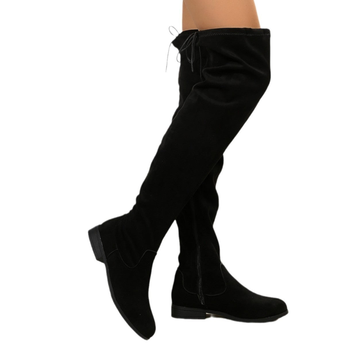 Plus Size Damenstiefel – Overknee & Robuster Martin-Look