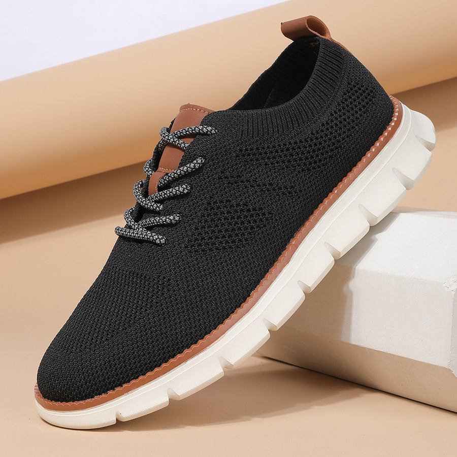 Moderne Herren Flywoven-Sneaker – Atmungsaktiv & Leicht